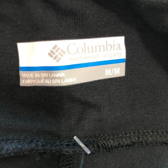 Columbia Womens Short M Black Standard Trek 1/2 Tight Stretch Biker Athletic NWT - Picture 9 of 9